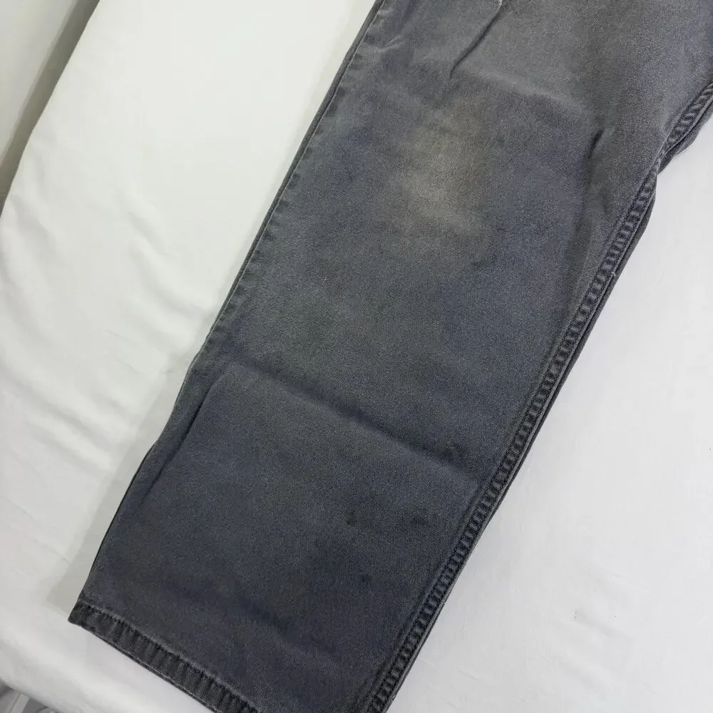 Carhartt Relaxed Straight Workwear Canvas Pants Men's 36x30 Dark Grey 102517 039